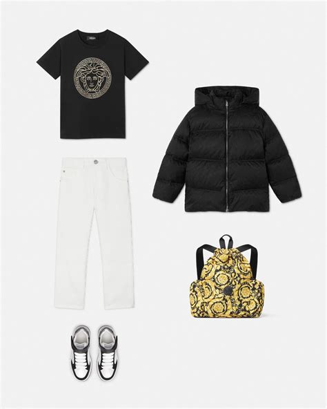 versace piumino kid|versace kids pants.